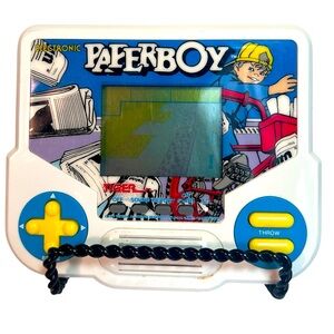 Vintage 1988 Handheld Electronic Paperboy Game by Tiger.  Working Condition.